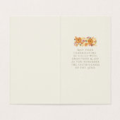 Autumnal Scripture-bezogene Grußkarten (Innenseite Aufgefaltet)