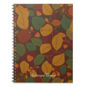 Autumnal Sentiments Notebook Notizblock