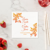 Autumnal Serviette (Beispiel)