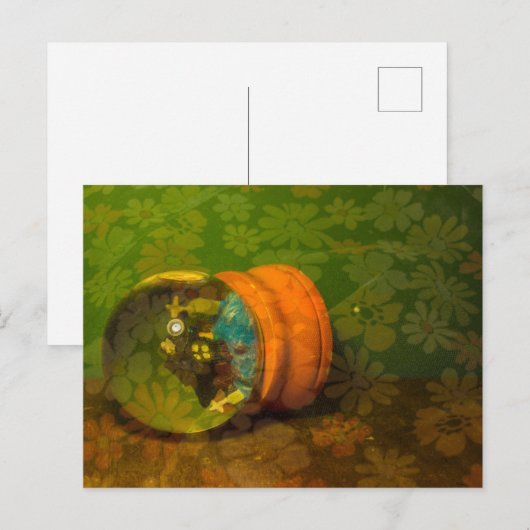 Autumnal Snow Globe Postkarte (Vorne/Hinten)