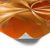 Autumnal Spiral Poster (Ecke)