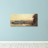 Autumnal Sunset Leinwanddruck (Insitu (Holzboden))