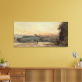 Autumnal Sunset Leinwanddruck (Insitu (Wohnzimmer))