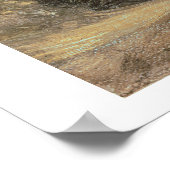 Autumnal Sunset Poster (Ecke)