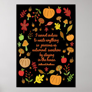 Autumnal Sunshine Poster