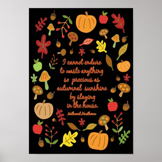 Autumnal Sunshine Poster (Vorne)