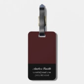 Autumnal Tapestry II Gepäckanhänger (Rückseite vertikal)