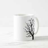 Autumnal Tree Lino Print Tasse (VorderseiteRechts)