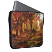 Autumnal Trees in Cresheim Glen (Philadelphia) Laptopschutzhülle (Vorne Rechts)