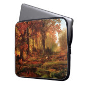 Autumnal Trees in Cresheim Glen (Philadelphia) Laptopschutzhülle (Vorderseite Links)