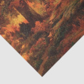 Autumnal Trees in Cresheim Glen (Philadelphia) Seidenpapier (Detail)