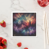 Autumnal Twilight Fall gestörte Tinte Decoupage Serviette (Beispiel)