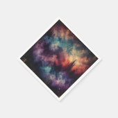 Autumnal Twilight Fall gestörte Tinte Decoupage Serviette (Ecke)