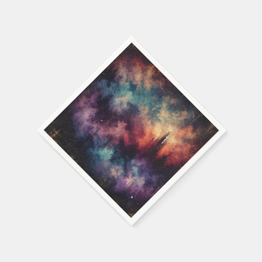 Autumnal Twilight Fall gestörte Tinte Decoupage Serviette (Ecke)