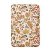 Autumnal Wald auf Weiß Badematte (Vorderseite Vertikal)