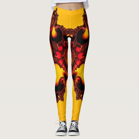 Autumnal-Wappen Leggings (Vorderseite)