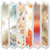 Autumnal Watercolor Tape Planner Aufkleber (Vorderseite)