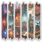 Autumnal Whimsigoth Verzauberte Washi Tape Scrapbo Aufkleber (Vorderseite)