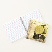 Autumnal Yellow Rose Vintages Notebook Notizblock (Innenseite)