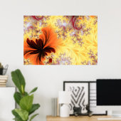 Autumnale Improvisation Poster (Heimbüro)