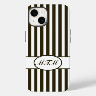 Autumnale Schokolade mit Monogramm Case-Mate iPhone 14 Hülle