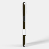 Autumnale Schokolade mit Monogramm Case-Mate iPhone Hülle (Rückseite / Rechts)