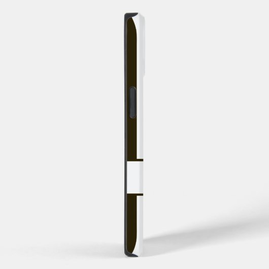 Autumnale Schokolade mit Monogramm Case-Mate iPhone Hülle (Rückseite / Rechts)