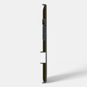 Autumnale Schokolade mit Monogramm Case-Mate iPhone Hülle (Rückseite / Links)