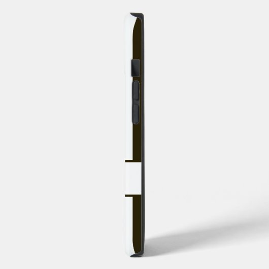 Autumnale Schokolade mit Monogramm Case-Mate iPhone Hülle (Rückseite / Links)