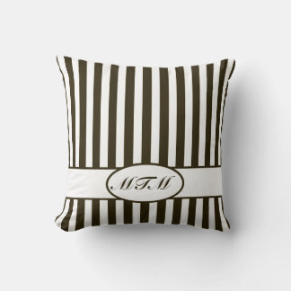 Autumnale Schokolade mit Monogramm Kissen