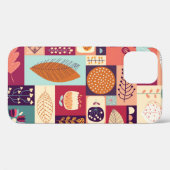 Autumnaler dekorativer Hintergrund Case-Mate iPhone Hülle (Rückseite (Horizontal))