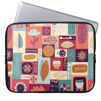 Autumnaler dekorativer Hintergrund Laptopschutzhülle