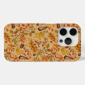 Autumnaler Wald auf Ocker Case-Mate iPhone Hülle (Rückseite (Horizontal))