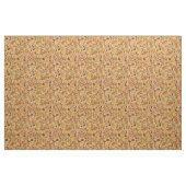 Autumnaler Wald auf Ocker Stoff (Fat Quarter (45,7 x 55,9 cm))