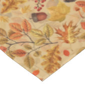 Autumnaler Wald auf Ocker Tischdecke (Schrägansicht)