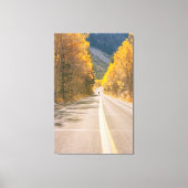 Autumnalstraße Leinwanddruck (Vorderseite)