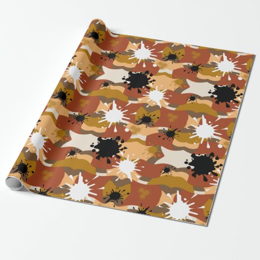 Autumns-Camouflage Geschenkpapier (Ungerollt)