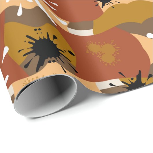 Autumns-Camouflage Geschenkpapier (Rolleneckpunkt)