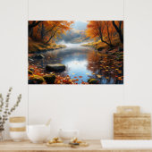 Autumn's Gentle Symphony Poster (Küche)