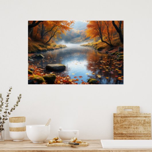 Autumn's Gentle Symphony Poster (Küche)