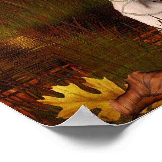 Autumns-Geschenk Poster (Ecke)