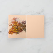 "Autumn's Greetings" Card Karte (Innenseite)