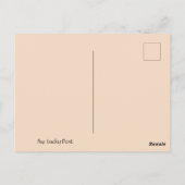 Autumns Reflektion Postkarte (Rückseite)