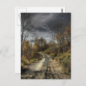 Autumns Road Postkarte (Vorne/Hinten)