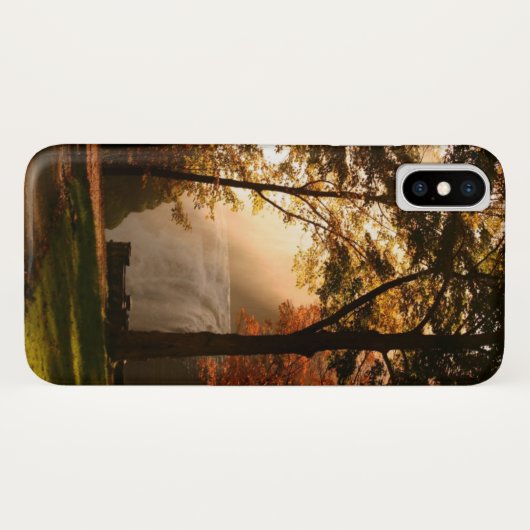 Autumns Wasserfall Mist Case-Mate iPhone Hülle (Rückseite (Horizontal))