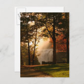 Autumns Wasserfall Mist Postkarte (Vorne/Hinten)