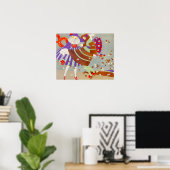 AUTUMNSTÜCKE UND WIND-/FASHIONSKONTROLLE POSTER (Heimbüro)
