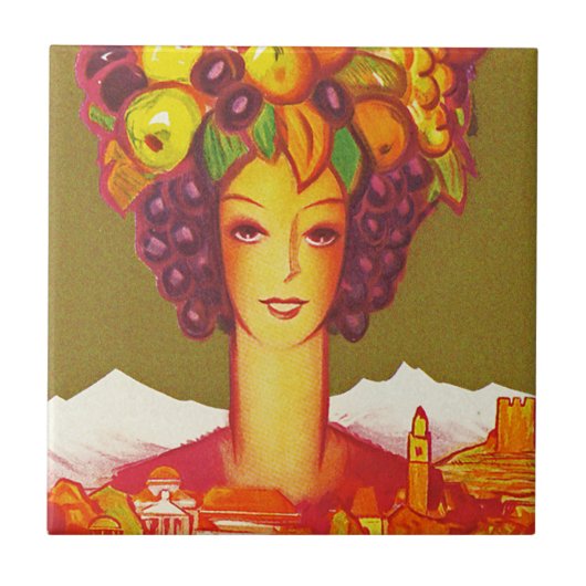 Autunno a Merano Fliese (Vorderseite)