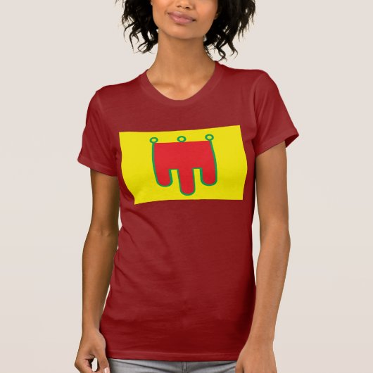 Auvergne-Flaggen-T - Shirt (Vorderseite)