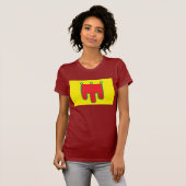 Auvergne-Flaggen-T - Shirt (Vorne ganz)